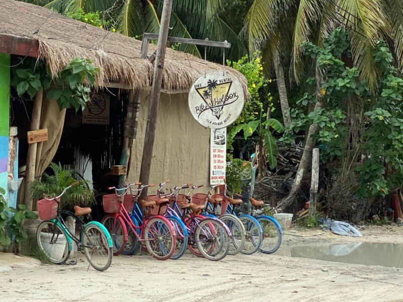 Bikes for rent Holbox