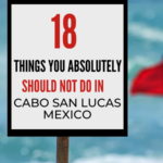 Caution sign on beach