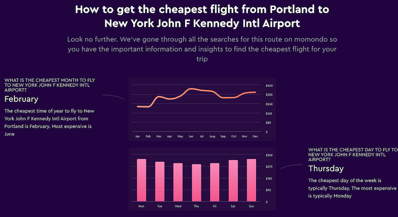 Momondo for cheap flights