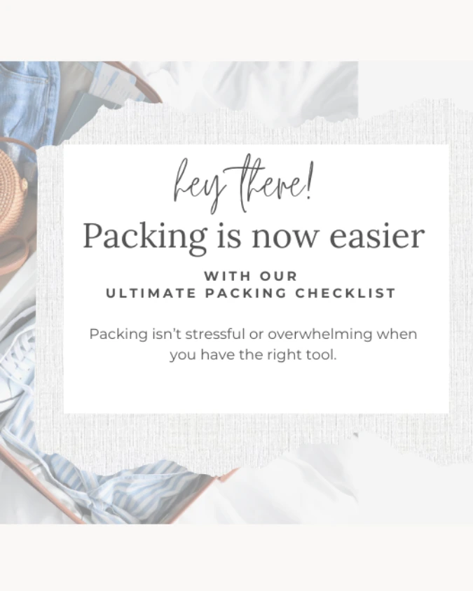Packing is now easier with our ultimate packing checklist