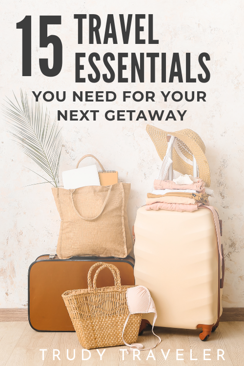 luggage and bags: 15 Travel Essentials You Need For Your Next Getaway