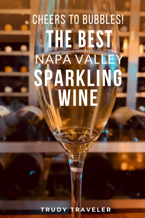 Best Napa Valley Sparkling Wine - glass of sparkling wine