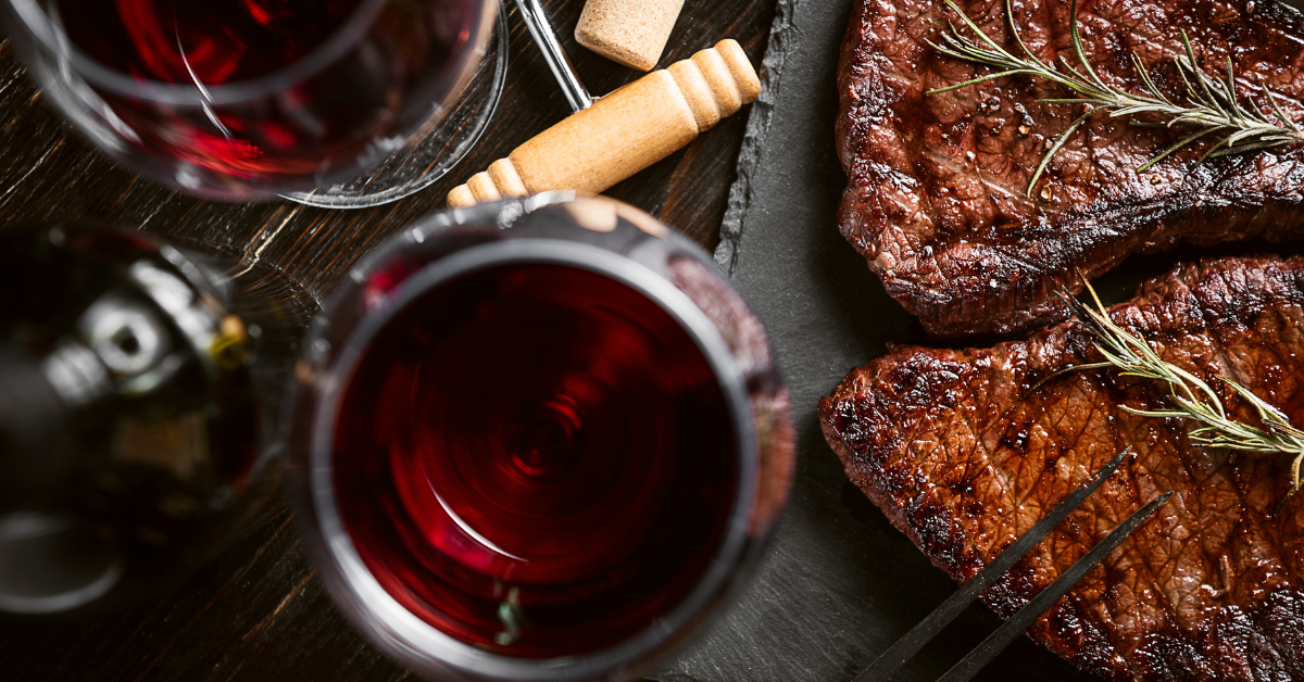 Discover the best of Napa gluten-free: steak and wine