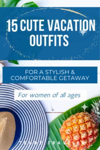 Cute Vacation Outfits for a Stylish Getaway: hat, pineapple on leaves